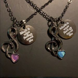 DONATING TOMORROW Music Friendship Necklaces